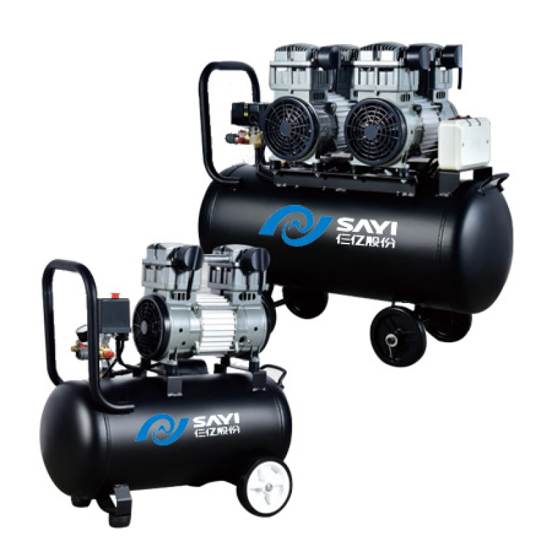 1200W Medical Dental Compressor movable oil free silent mute Air Compressor with 40 liter Air Tank