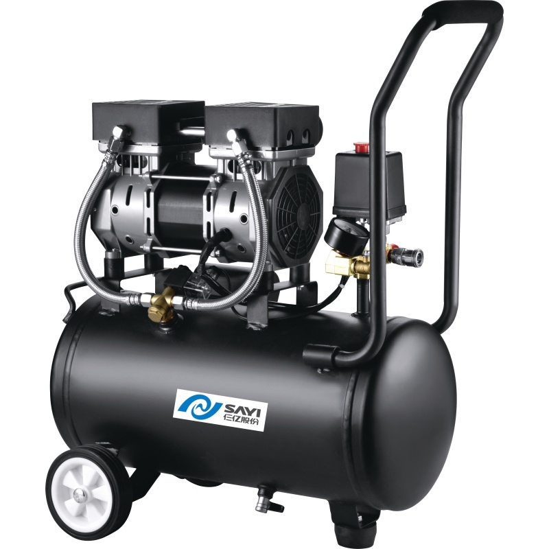 1200W Medical Dental Compressor movable oil free silent mute Air Compressor with 40 liter Air Tank