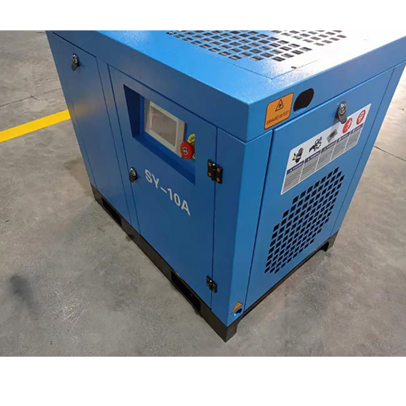 Factory Nice Price 10 hp Power Frequency Industrial Compressors Screw Low Noise Air Compressor