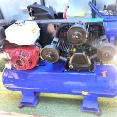 Compresor multifunción de motor diésel 5.5HP SY-W3065D 185 cfm con tanque de aire de 70L