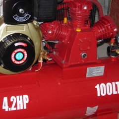 Compresor multifunción de motor diésel 5.5HP SY-W3065D 185 cfm con tanque de aire de 70L