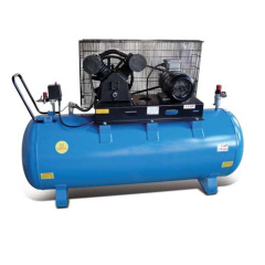 Compresor de aire de pistón aprobado por CE, bomba de aire de hierro fundido V2080 200L, compresor Industrial para minería, mercado mayorista