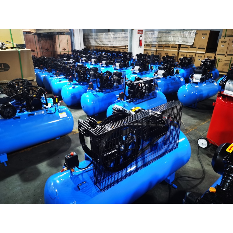 OEM SY-V2065H Two Cylinder Compressor Head 10 bar 3HP High Pressure Air Compressor 100l
