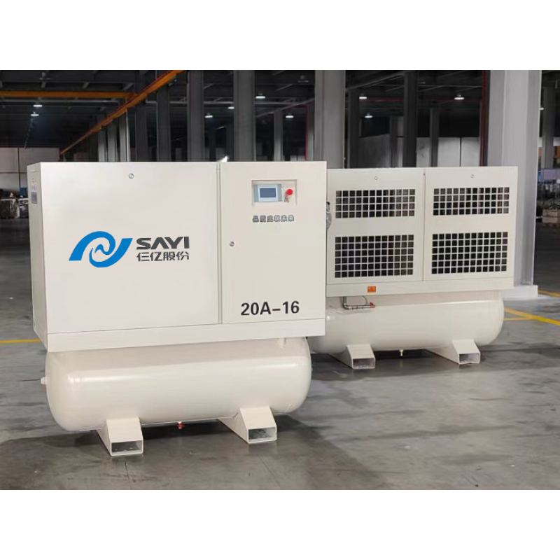 SY-30M All in One IP23 Magnetic Motor 16bar 300L tank Screw Air Compressor laser cutting