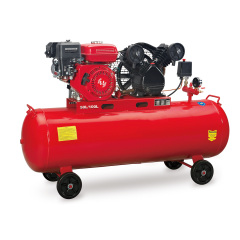 Bomba de compresor de gas original de fábrica V2065E motor de gasolina 3HP maquinaria eléctrica compresor de aire de China 100l
