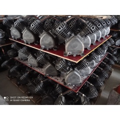Bomba de compresor de gas original de fábrica V2065E motor de gasolina 3HP maquinaria eléctrica compresor de aire de China 100l
