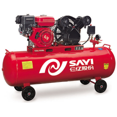 Bomba de compresor de gas original de fábrica V2065E motor de gasolina 3HP maquinaria eléctrica compresor de aire de China 100l