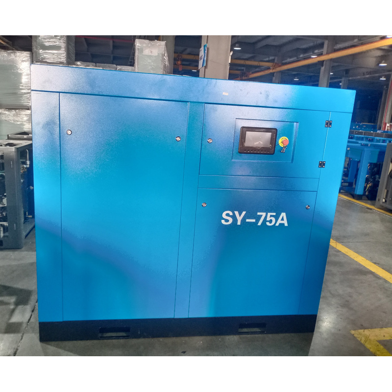 SAYI 75 Horse Power 415V 380V 8 Bar Direct Driven Cheap Screw Air Compressor