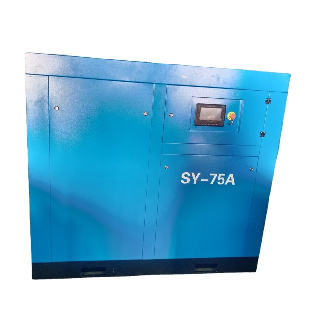 SAYI 75 Horse Power 415V 380V 8 Bar Direct Driven Cheap Screw Air Compressor