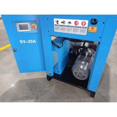 Best selling SY-20A 20HP Single Two Stage Fiber Laser Cutting Machine Screw Air Compressor