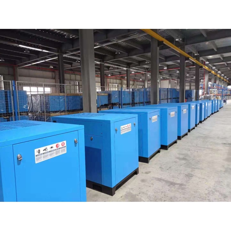 7.5Kw 10HP Screw Air Compressor OEM Permanent magnet frequency Two Single Screw Media de compresseur
