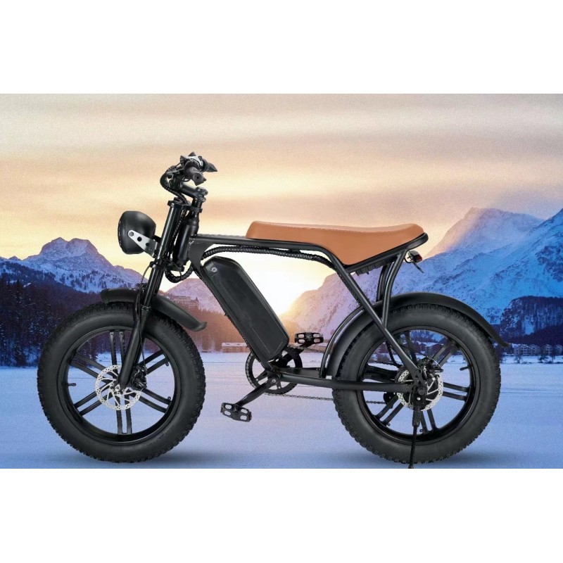 Eu Usa 1000w Electric Bike 48v15ah Lithium Battery Ebike 20 Inch Fat Tire Electric Mountain Bicycle Folding Electric Bicycle