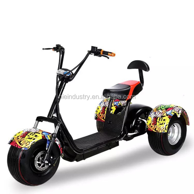 Nzita 3 wheel citycoco electric scooter tricycle