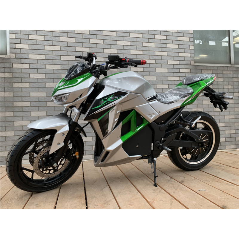 17 Inch Fat Tire Electric Motorcycle 5000w Motor 72v Portable Lithium Battery Aluminum Frame With Disc Brake
