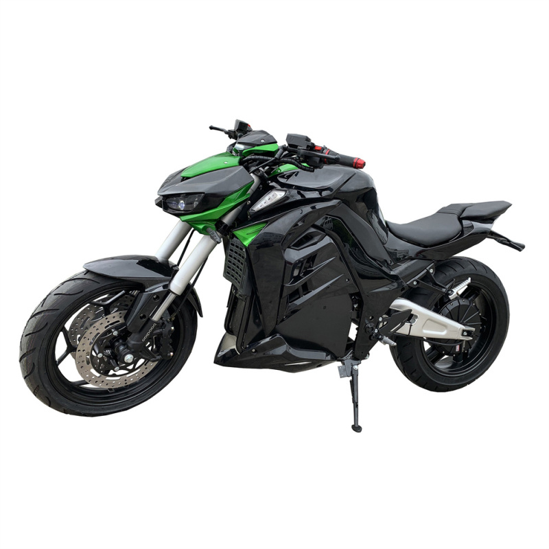 17 Inch Fat Tire Electric Motorcycle 5000w Motor 72v Portable Lithium Battery Aluminum Frame With Disc Brake