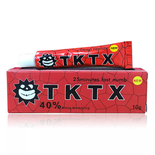 40% Red TKTX Numbing Tattoo Body Anesthetic Fast Numb Cream Semi Permanent Skin Body,tktx factory