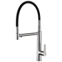 Gray/Black Hose Kitchen faucet/brushed-WX-230LS