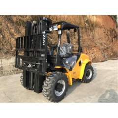 2.5 ton 4 wheel drive (4WD) Rough Terrain Forklift with 2500 kgs capacity