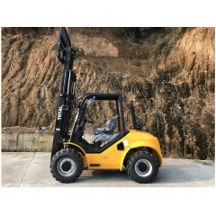 2.5 ton 4 wheel drive (4WD) Rough Terrain Forklift with 2500 kgs capacity