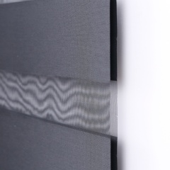 Zebra blinds korea style double layers blackout curtain roller manual control zebra blind