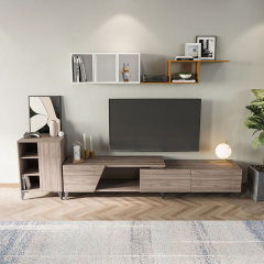 Nordic modern TV stand coffee table combination small apartment living room furniture set
