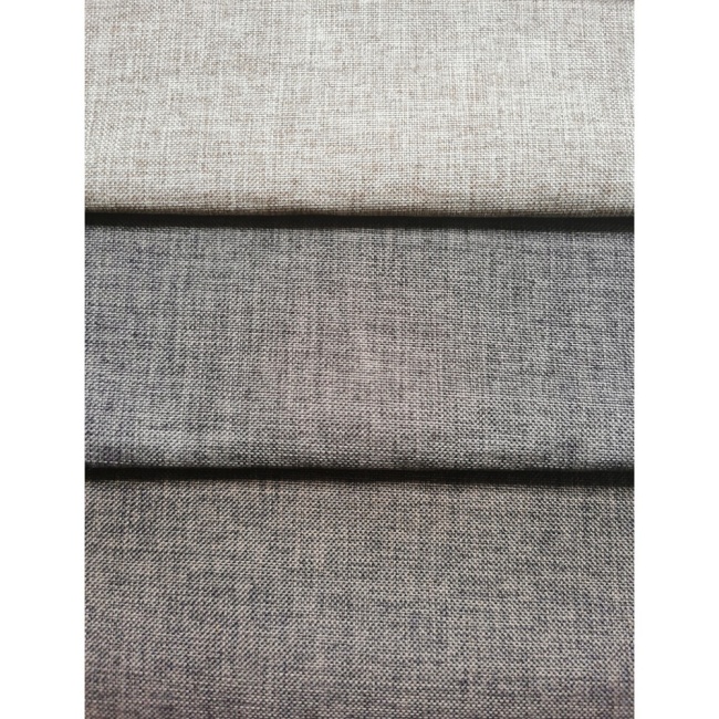 Wholesale Water Resistant 100% Polyester Fabric Linen Look Faux Linen Fabric For Mattress