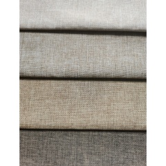 Wholesale Water Resistant 100% Polyester Fabric Linen Look Faux Linen Fabric For Mattress