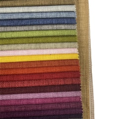 Wholesale multicolor linen sofa cover/cushion material fabric