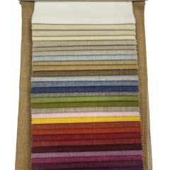 Wholesale multicolor linen sofa cover/cushion material fabric