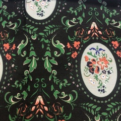Decorative Floral Curtain Sofa Fabric Custom Upholstery Fabric Printing Oeko