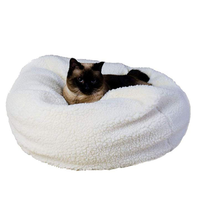 Warehouse Ultra Soft Cushion Washable Plush Round Eco Friendly Sofa Luxury Cat Bed Dog Bed Pet Beds