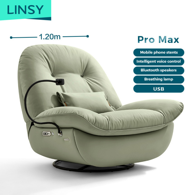 Linsy Living Room Modern Single Power Lift Recliner Fabric Chairs Comfortable Sofa Chair