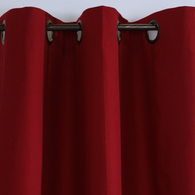 Solid Dyed Blackout Drapes and Curtain 100% Polyester,100% Polyester Octagonal Window Jacquard Tulle High Shading(70%-90%) Woven