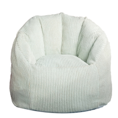 Modern Beanbag Pumpkin Chair accept custom high quality Retro White Corduroy contracted the lazy sofa for adult and kid