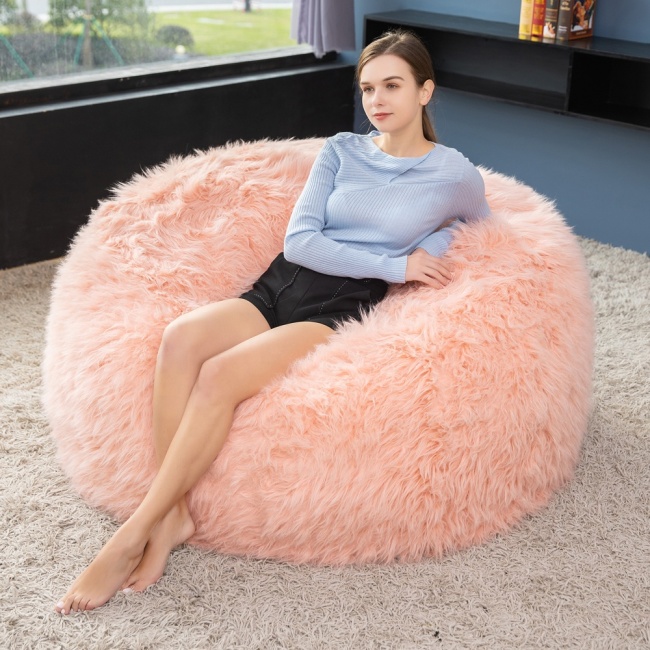 Living Room Furniture New Design  Indoor Beanbag Chair Soft 4FT Huge Foam sofa For Adult Kids