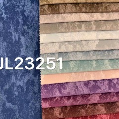 JL23251- gule emboss uphostry fabrics custom fleece for fashion outdoor waterproof material terciopelo