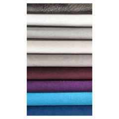 HL001 Multicolor Super Soft Velvet Fabric Upholstery Velvet Polyester Fabric Plain Holland Velvet