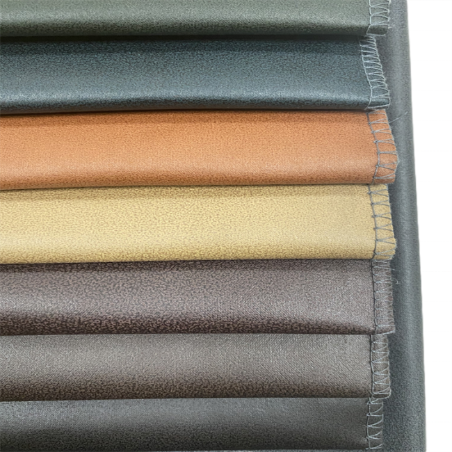 Super leather sense technology cloth in stock Upholstery  fabric for Sofa