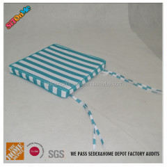 waterproof outdoor indoor printed oxford Wholesale Square memory foam cotton chair cushion