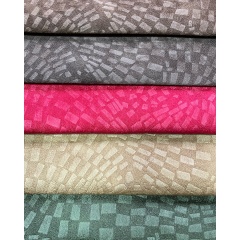 JV104  China Factory 100% Polyester Jacquard Fabric Upholstery Fabric Embossed Velvet Cushion