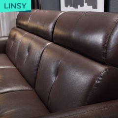 Multicolor Optional Latest Leather 3 Seats Sofas Bed