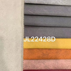 JL22428D--High Quality Bronzing Design 100% Polyester Leather Fabric For Sofas Leather Fabric