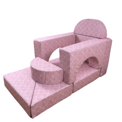 Foam Kids Play Sofa Supplier 8 Pieces Per Set Kids Play DIY Couch Children Pay Game Nugget couch