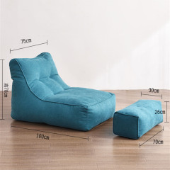 Whosale 2020 Best Seller Home Soft Lazy Sofa Cozy Single Chair Durable Furniture Unfilled  Lounge Bean Bag