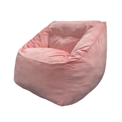 promotional  pink velvet natalie bean bag for living home chairs