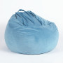 Refreshing Baby Blue Teardrop Velvet Puff Bean Bag Seat living room furniture home bean The seat OEM or ODM