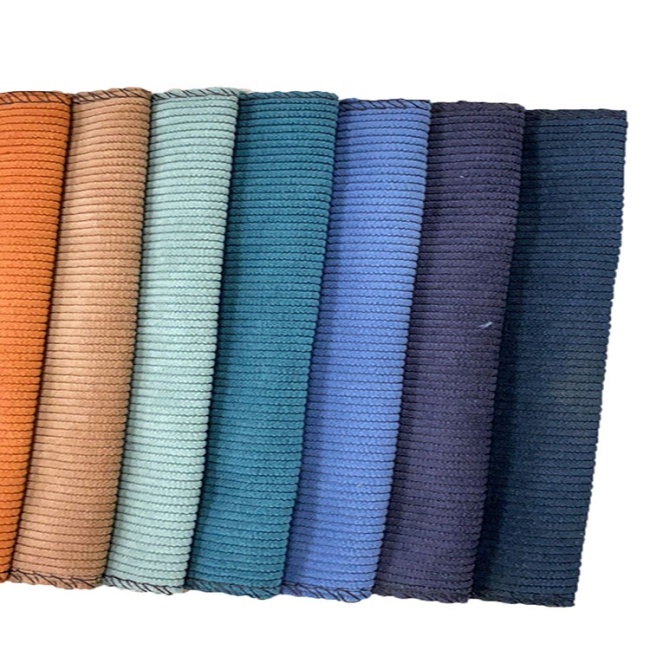 China wholesale multi-color comfortable corduroy fabric suitable for garment/sofa cover