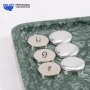 Wejoy Round silver hardware furniture sofa button cover metal buttons to cover