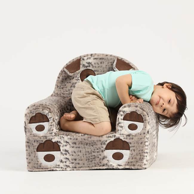 2022 Modern Style cheap fashion cute Bear Shape Foldable kids Chair sofa Animal Design Foam sofa furniture