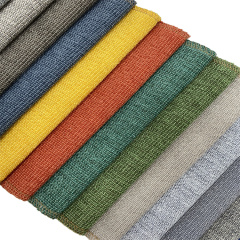 Low MOQ Hot Selling Microfiber Chenille Velvet Striped Fabric for Sofa